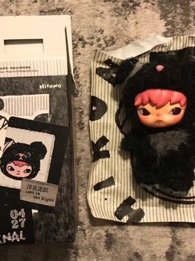 Hirono Road Journal Series-Plush Doll Pendant - Lost in the Night